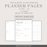 Weekly Digital Download Planner Template PDF