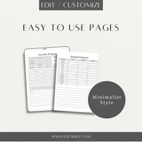 Small Business Planner Bundle 62 Templates