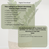 Small Business Planner Bundle 62 Templates