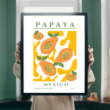 Papaya Digital Art Print