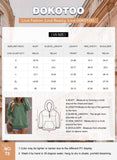 Dokotoo Womens 2024 Hooded Button Collar Drawstring Hoodies Pullover Sweatshirts Casual Long Sleeve Tops Shirts