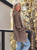 LILLUSORY Womens Oversized Cardigans Soft Knit Cardigan Sweater with Pockets