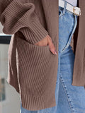 LILLUSORY Womens Oversized Cardigans Soft Knit Cardigan Sweater with Pockets