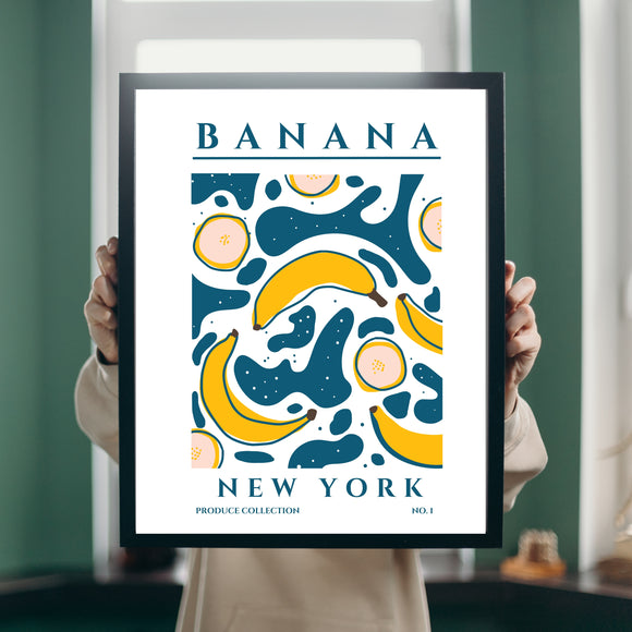 Banana Digital Art Print