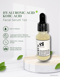 Hyaluronic acid kojic acid face serum 