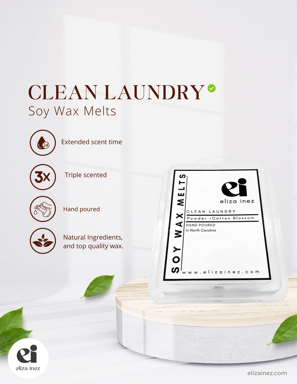 Clean Laundry l Soy Wax Melts